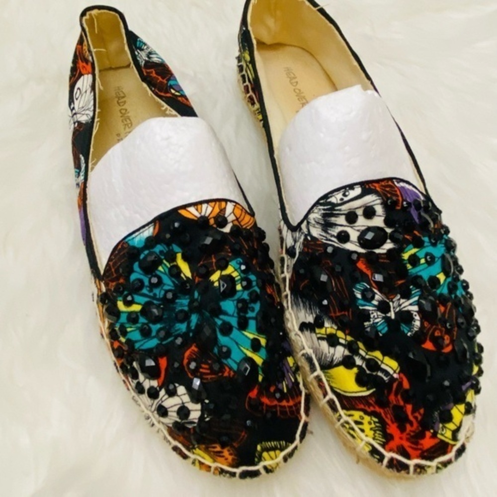 Head Over Heels by Dune Gesper studded espadrilles, Sz. 8